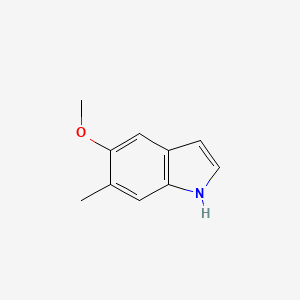 molecular formula C10H11NO B1602006 5-Methoxy-6-methyl-1H-indole CAS No. 3139-10-4