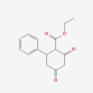 Ethyl 2,4-dioxo-6-phenylcyclohexanecarboxylate