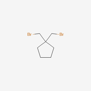 molecular formula C7H12Br2 B1602013 1,1-Bis(bromomethyl)cyclopentane CAS No. 68499-28-5