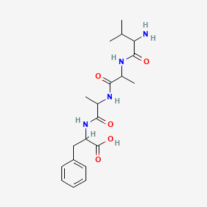 molecular formula C20H30N4O5 B1602015 H-Val-Ala-Ala-Phe-OH CAS No. 21957-32-4