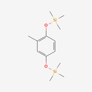 molecular formula C13H24O2Si2 B1602038 2-Methyl-1,4-bis(trimethylsiloxy)benzene CAS No. 78018-53-8