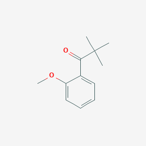 molecular formula C12H16O2 B1602046 2,2-DIMETHYL-2'-METHOXYPROPIOPHENONE CAS No. 22526-24-5