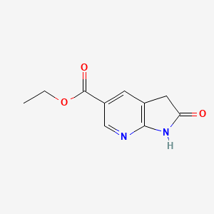 ethyl 2-oxo-2,3-dihydro-1H-pyrrolo[2,3-b]pyridine-5-carboxylate
