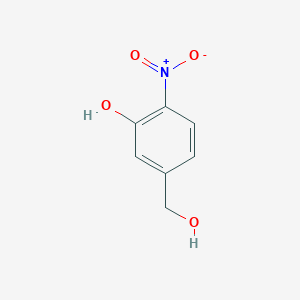 molecular formula C7H7NO4 B1602064 5-(Hydroxymethyl)-2-nitrophenol CAS No. 61161-83-9