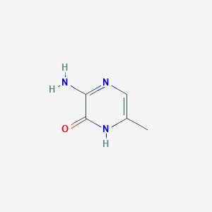 molecular formula C5H7N3O B1602075 3-Amino-6-methylpyrazin-2(1H)-one CAS No. 43029-20-5