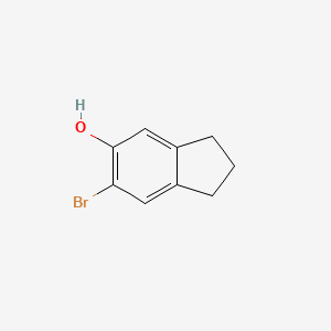 6-Bromo-2,3-dihydro-1H-inden-5-ol