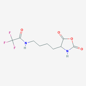N-[4-(2,5-Dioxo-1,3-oxazolidin-4-YL)butyl]-2,2,2-trifluoroacetamide