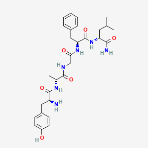 molecular formula C29H40N6O6 B1602097 L-Tyrosyl-D-alanylglycyl-L-phenylalanyl-D-leucinamide CAS No. 66609-26-5