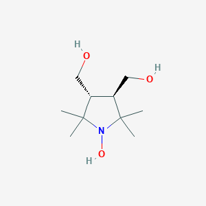 molecular formula C10H20NO3 B016021 trans-3,4-Bis(hydroxymethyl)-2,2,5,5-tetramethylpyrrolidin-1-yloxyl CAS No. 229621-07-2