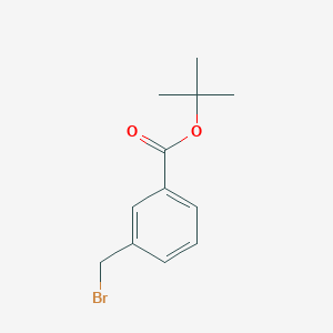 molecular formula C12H15BrO2 B1602119 Tert-butyl 3-(bromomethyl)benzoate CAS No. 126062-63-3