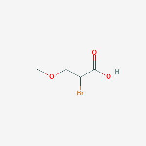 molecular formula C4H7BrO3 B1602121 2-Bromo-3-methoxypropanoic acid CAS No. 65090-78-0