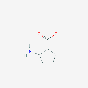 molecular formula C7H13NO2 B1602122 Methyl 2-aminocyclopentanecarboxylate CAS No. 342419-20-9
