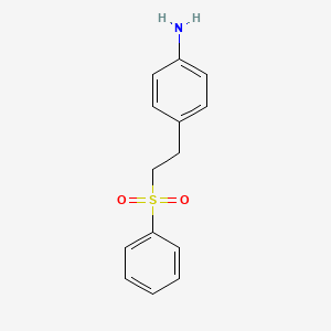 4-[2-(Benzenesulfonyl)ethyl]aniline