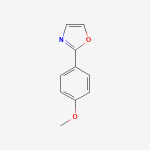 molecular formula C10H9NO2 B1602129 2-(4-Methoxy-phenyl)-oxazole CAS No. 156780-52-8