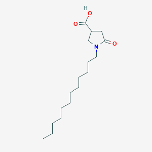 molecular formula C17H31NO3 B160213 1-Dodecyl-5-oxopyrrolidine-3-carboxylic acid CAS No. 10054-21-4