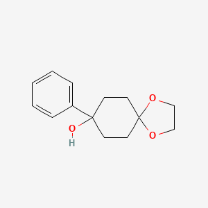 molecular formula C14H18O3 B1602130 8-苯基-1,4-二氧杂螺[4.5]癸烷-8-醇 CAS No. 94112-58-0
