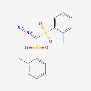 molecular formula C15H14N2O4S2 B1602133 1,1'-[(Diazomethylene)disulfonyl]bis(2-methylbenzene) CAS No. 14159-45-6