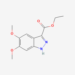 Ethyl 5,6-dimethoxy-1H-indazole-3-carboxylate