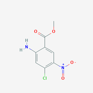 molecular formula C8H7ClN2O4 B1602147 Methyl 2-amino-4-chloro-5-nitrobenzoate CAS No. 78795-16-1