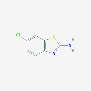 molecular formula C7H5ClN2S B160215 2-Amino-6-chlorobenzothiazole CAS No. 95-24-9