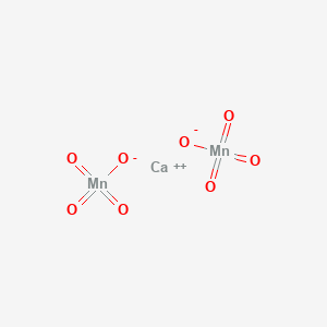 molecular formula Ca(MnO4)2<br>CaMn2O8 B160216 Calcium permanganate CAS No. 10118-76-0