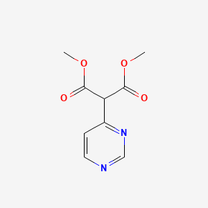 Dimethyl 2-(pyrimidin-4-YL)malonate