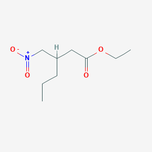 Ethyl 3-(nitromethyl)hexanoate