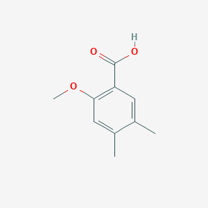 molecular formula C10H12O3 B1602189 2-Methoxy-4,5-dimethylbenzoic acid CAS No. 91061-36-8