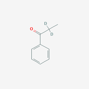 molecular formula C9H10O B160219 1-丙酮-2,2-d2,1-苯基- CAS No. 129848-87-9