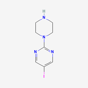 5-Iodo-2-(piperazin-1-YL)pyrimidine