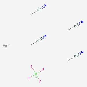 molecular formula C8H12AgBF4N4 B1602192 Tetrakis(acetonitrile)silver(I) tetrafluoroborate CAS No. 93556-88-8