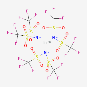 molecular formula C6F18InN3O12S6 B1602194 Indium(III) tris(trifluoromethanesulfonimide) CAS No. 460096-11-1