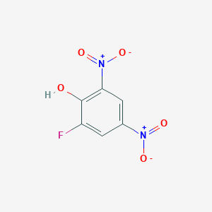 molecular formula C6H3FN2O5 B1602198 2-氟-4,6-二硝基苯酚 CAS No. 2265-90-9