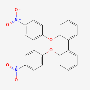 molecular formula C24H16N2O6 B1602200 2,2'-双(4-硝基苯氧基)联苯 CAS No. 65811-03-2