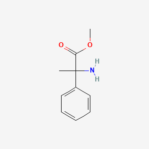 B1602203 Methyl 2-amino-2-phenylpropanoate CAS No. 4507-41-9