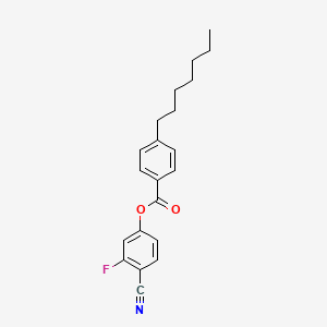 4-Cyano-3-fluorophenyl 4-heptylbenzoate