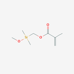 molecular formula C8H16O3Si B1602214 [Methoxy(dimethyl)silyl]methyl 2-methylprop-2-enoate CAS No. 130771-16-3