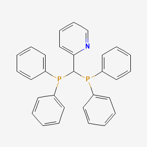 molecular formula C30H25NP2 B1602218 2-[Bis(diphenylphosphino)methyl]pyridine CAS No. 60398-55-2