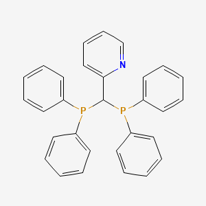 molecular formula C30H25NP2 B1602218 2-[Bis(diphenylphosphanyl)methyl]pyridine CAS No. 60398-55-2