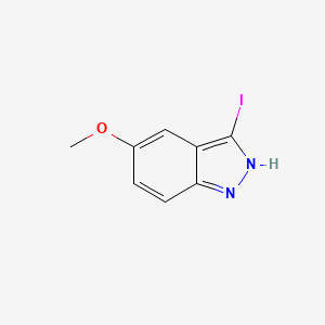molecular formula C8H7IN2O B1602220 3-Iodo-5-methoxy-1H-indazole CAS No. 290367-99-6