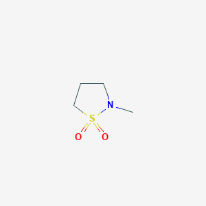 molecular formula C4H9NO2S B1602225 2-Methylisothiazolidine 1,1-dioxide CAS No. 83634-83-7