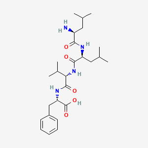 molecular formula C26H42N4O5 B1602229 H-亮-亮-缬-苯-OH CAS No. 24205-68-3