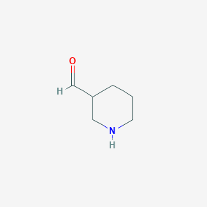 molecular formula C6H11NO B1602230 Piperidine-3-carbaldehyde CAS No. 353290-29-6