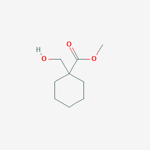 molecular formula C9H16O3 B1602234 Methyl 1-(hydroxymethyl)cyclohexanecarboxylate CAS No. 104654-66-2