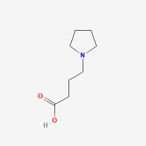 molecular formula C8H15NO2 B1602244 1-Pyrrolidinebutanoic acid CAS No. 85614-44-4