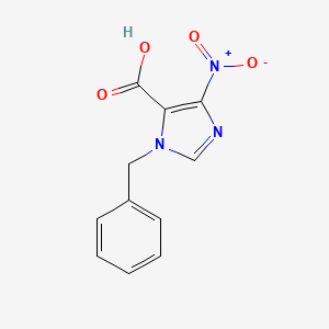 4-Nitro-1-(phenylmethyl)-1H-imidazole-5-carboxylic acid