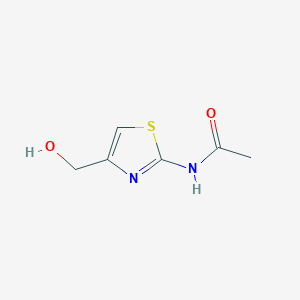 molecular formula C6H8N2O2S B1602246 N-(4-(HYDROXYMETHYL)THIAZOL-2-YL)ACETAMIDE CAS No. 51307-38-1