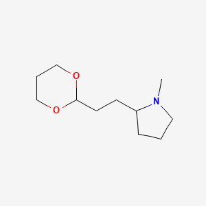 2-[2-(1,3-Dioxan-2-yl)ethyl]-1-methylpyrrolidine