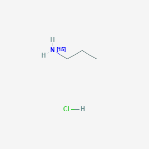 molecular formula C3H10ClN B1602289 Propylamine-15N hydrochloride CAS No. 84050-99-7