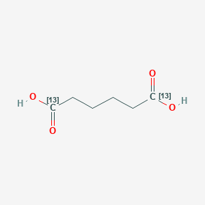 molecular formula C6H10O4 B160230 Adipic acid-13C2 CAS No. 133954-44-6